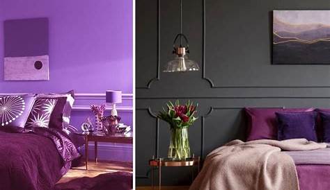 Objet Deco Violet Et Gris 1001 + Idées Pour La Décoration D'une Chambre