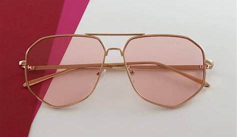 Oculos De Sol Rosa Transparente Óculos Feminino Revenda Óculos