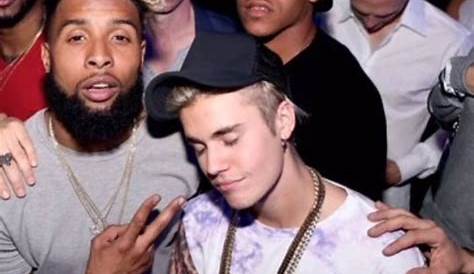 Justin Bieber posed shirtless to celebrate Odell Beckham Jr's birthday