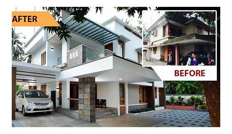 Old House Renovation Before And After In India View Kerala Home