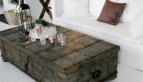 Old Trunk Coffee Table Ideas