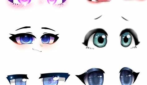 Pin de Angie Schwalenberg em Gacha em 2021 | Olhos de anime, Desenho de rosto, Desenho olhos fofos