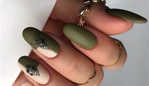 Olive Drab Nails & Olive Shoes: Earthy Tones