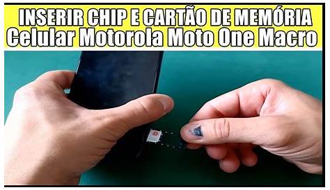 Como inserir o chip no seu celular | Motorola Moto E5 | Claro