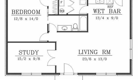 Cottage Plan: 1,000 Square Feet, 2 Bedrooms, 1 Bathroom - 692-00201