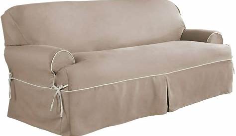 Loveseat Couch Slipcover with Separate Cushion Cover 2-seater Sofa