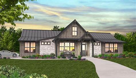 Plan 46368LA: Stunning 4-Bed Farmhouse Plan with First-Floor Master and