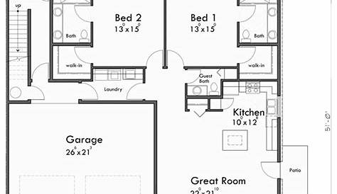 One Level Floor Plans For Homes - floorplans.click