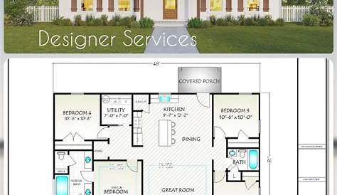 Craftsman Plan: 2,000 Square Feet, 3 Bedrooms, 2.5 Bathrooms - 6082-00191