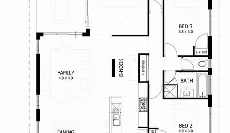 Narrow Lot Style with 3 Bed, 4 Bath, 2 Car Garage - Plan 61342
