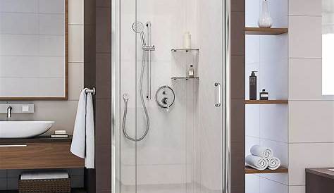 32x32 shower stall from fiberglass | Kleine duschkabinen, Kleines bad
