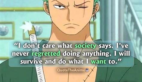 One Piece Quote - Roronoa Zoro by froztlegend on DeviantArt
