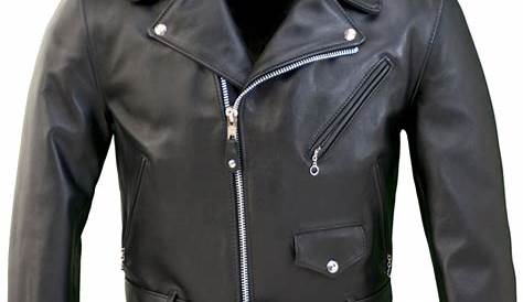 Schott One Star Perfecto Leather Motorcycle Jacket Style 613S, Slim Fit