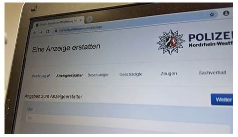 Polizei appelliert: Anzeige lieber online erstatten - SHG-Aktuell.de