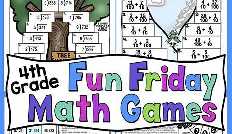 Online Math Games For Fourth Graders