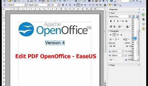 Open Office Edit Pdf