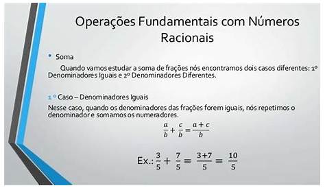 7.16 Expressões Numéricas com as Seis Operações de Números Racionais