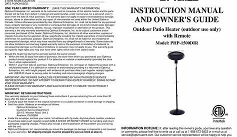 Optimus LAB1100 User Manual