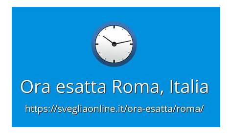 Ora Esatta Italia - Apps on Google Play