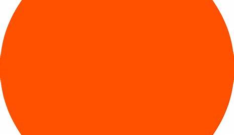 Orange Circle Clipart Orange Circle With Black Outline Transparent PNG