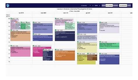 Orario Lezioni Scienze Della Formazione - grinderworld