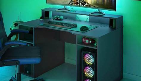 Mesa para Computador Desk Gamer DRX 3000 Siena Móveis Preto