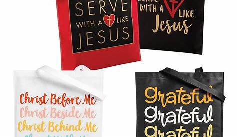 Large Religious Cross Tote Bags | Oriental Trading