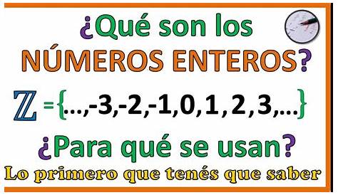 Numeros enteros