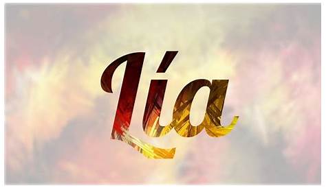 Lia - Significado del Nombre Lía - YouTube