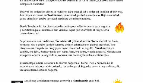 5 Mitos Prehispanicos Cortos - mortho