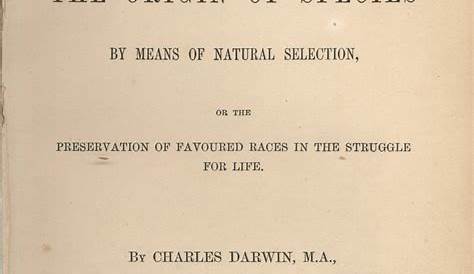 Charles Darwin L Origine Della Specie - ishcknight