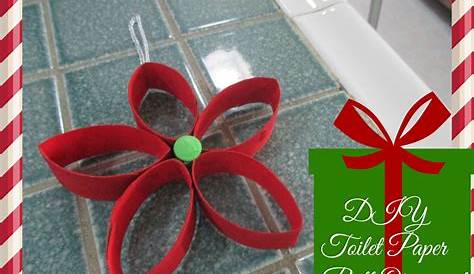 Toilet paper roll ornament I would add glitter! Paint any color. Free