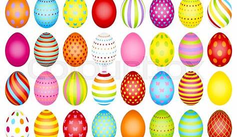 Colorful easter eggs 658326 Vector Art at Vecteezy