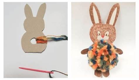 Hase und Küken aus Wolle basteln zu Ostern | Easter pom pom crafts