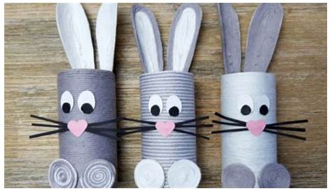 Osterhase aus Papptellern Easter Art, Easter Crafts For Kids, Toddler