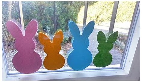 Fensterbilder für Ostern basteln mit Kindern – 35 tolle Ideen und