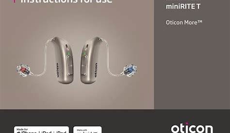 Oticon Minirite R Manual