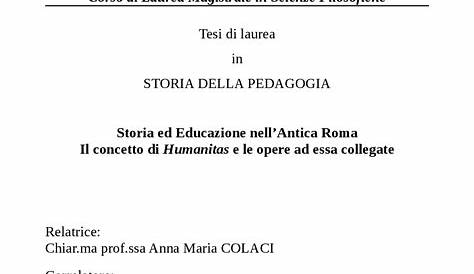 Come scrivere conclusione della tesi di laurea (Tesi)