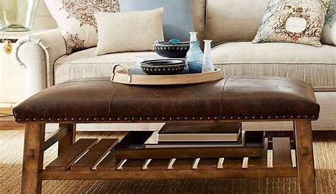 Ottoman Coffee Table Pottery Barn