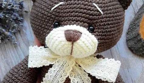 Crochet Teddy Bear - Free Pattern! - Leelee Knits | Modèle d'ours en