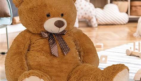 Costume ours brun en peluche pour enfant