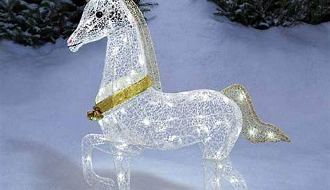 Outdoor Christmas Unicorn Decoration