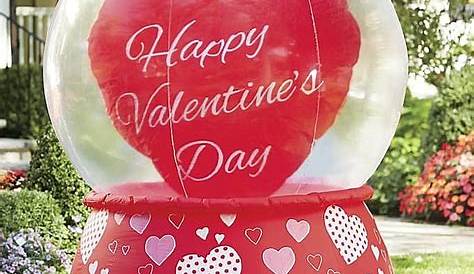 Outdoor Valentine Decorations Inflatable Hearts 's Day Airblown Youtube