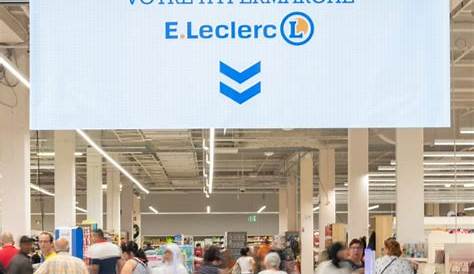 Ouverture nouveau magasin Leclerc - YouTube