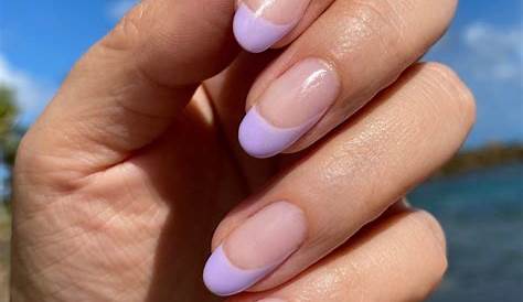 Oval Acrylic Nails French Tip Fall