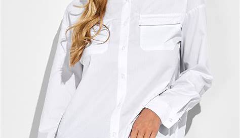 White Long Sleeve Oversized Boyfriend T Shirt | PrettyLittleThing IE