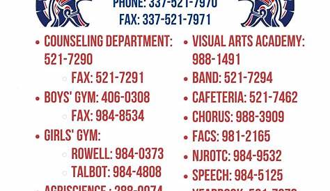 Ovey Comeaux High School Bell Schedule Home Lpss Lafayette Parish System