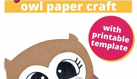 Owl Valentine Paper Craft Cute Plate ! Construction