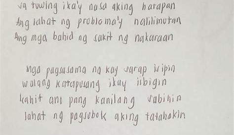 Gumawa ng tula sa pamamagitan ng isang malayang pagpapahayag tungkol sa