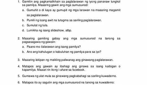 Paano Mo Ilalarawan Ang Kalagayang Pang Ekonomiya Ng Inyong Pamilya